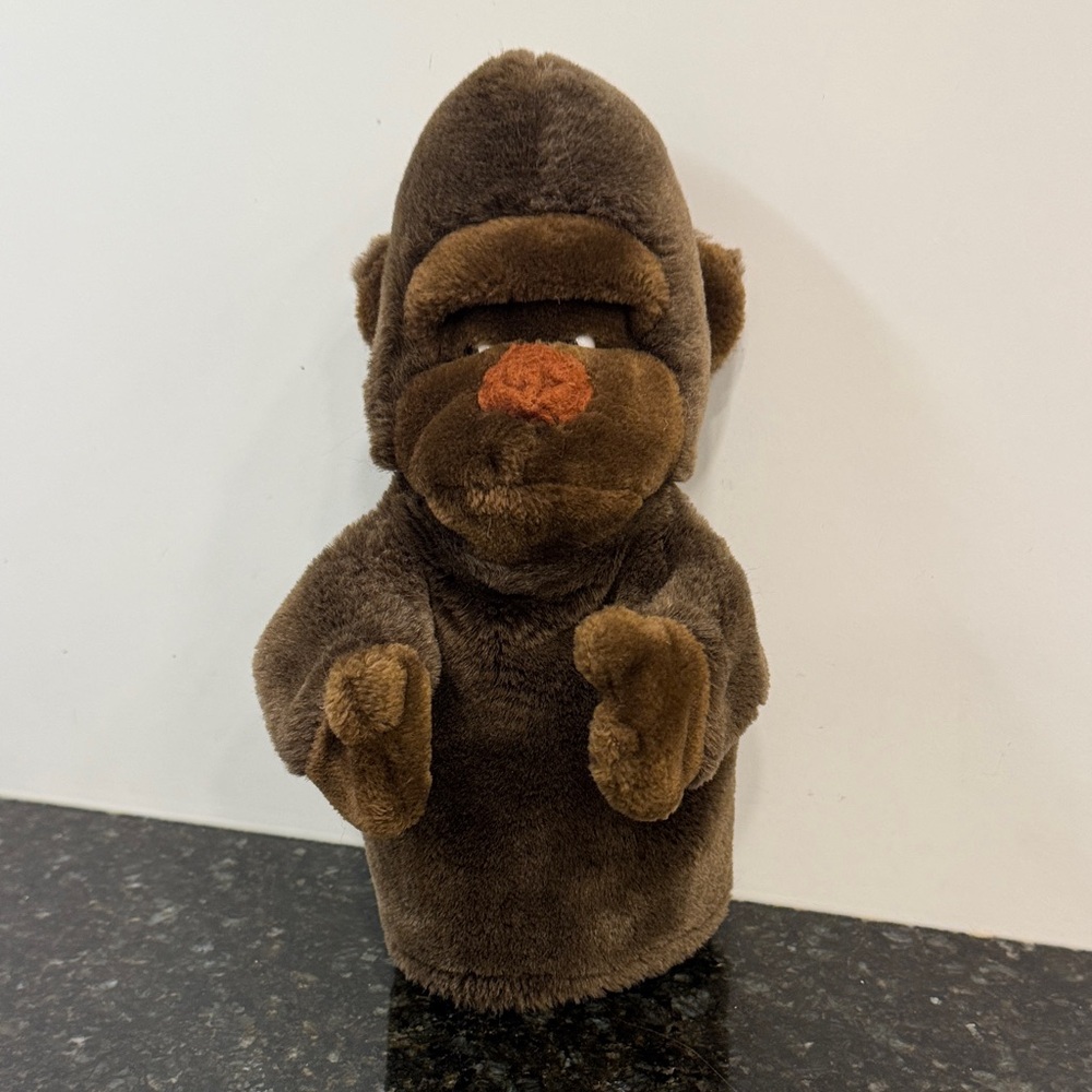 RARE Vintage Brown Gorilla The Heritage Collection 1985 Puppet Ganz Bros